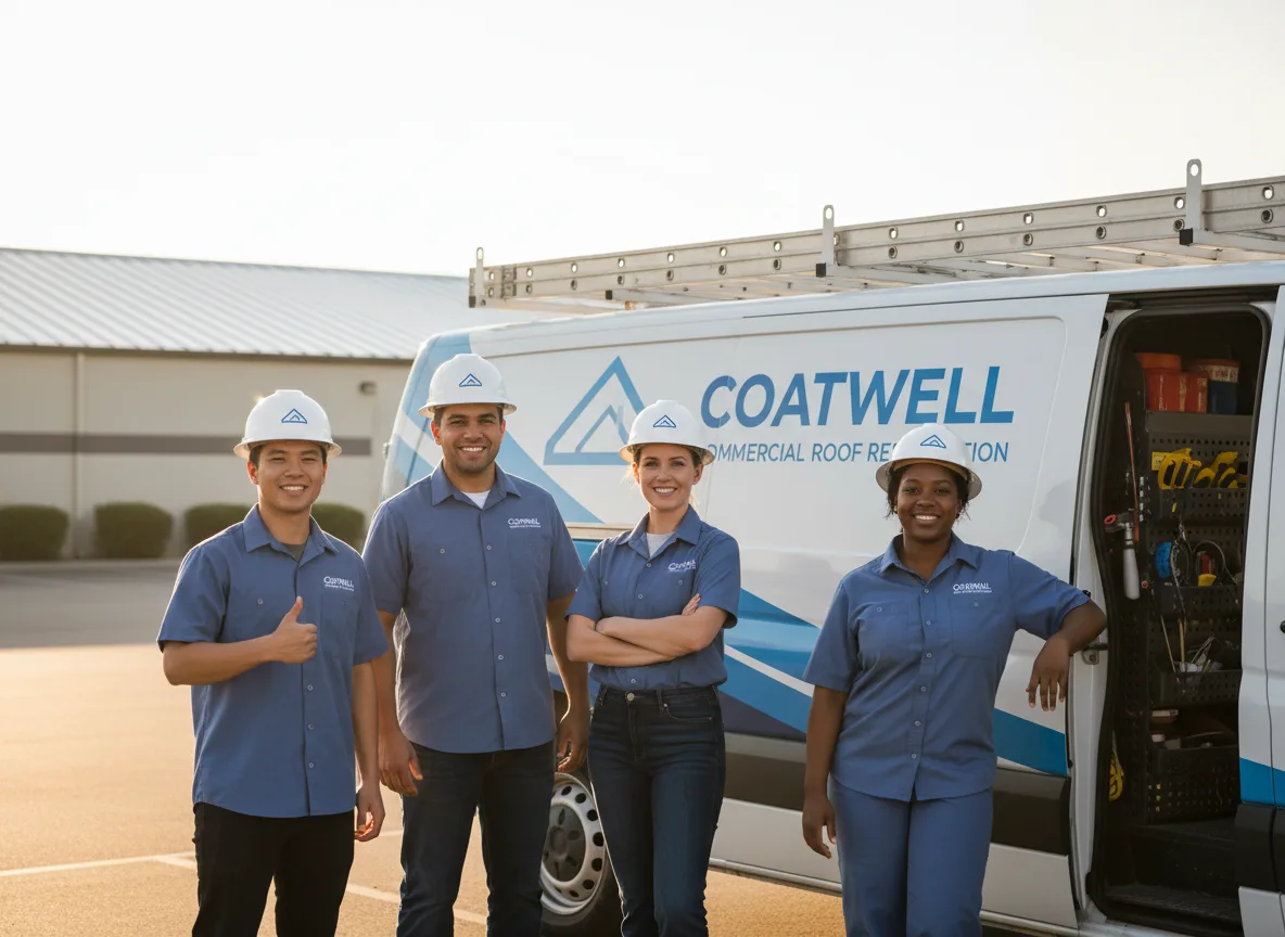 Commercial roof coating company in Cordova, TN